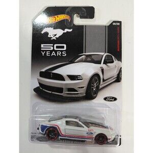 NIP Hot Wheels Mustang 50th Anniversary 1:64 Die Cast 2013 Ford Mustang Drag Car